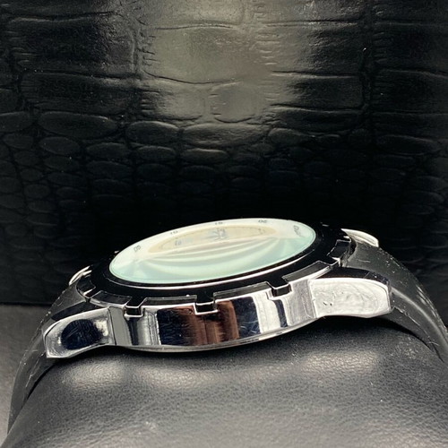 Lacoste men's watch like new with black silicone strap