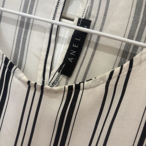 Anel striped blouse new, bell sleeves, size M