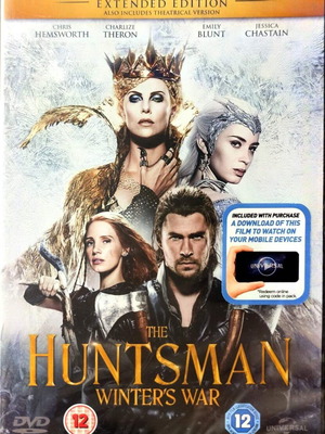 DVD The Huntsman Winter's War καινούργιο, περιπέτεια φαντασίας με αγγλικούς υπότιτλους