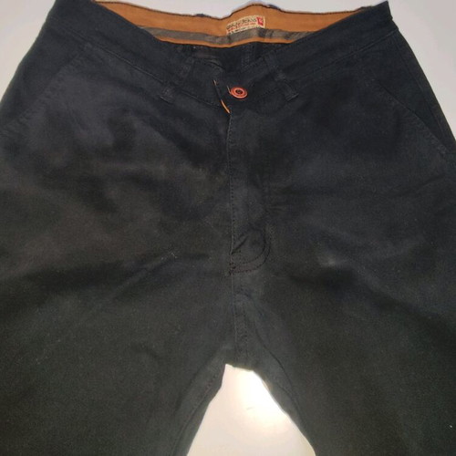 Men's pants used, dark blue, size S