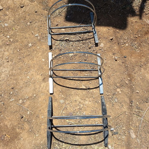 Bicycle stands set of 4, heavy nickel and standard types