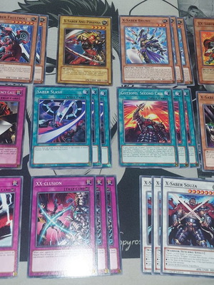 Yu-Gi-Oh! X-Saber πακέτο σαν καινούργιο