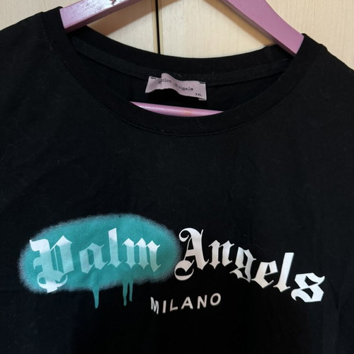 Palm Angels T-shirt new, black and green, XXL