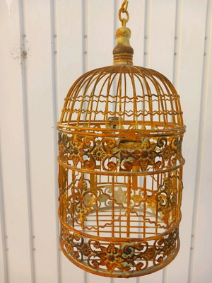 Κλουβί διακοσμητικό καινούργιο, ύψος 30, περίμετρος 60