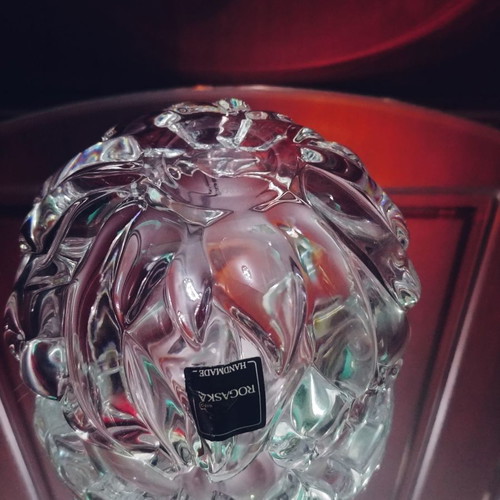 Small Rogaska Four Elements "Fire" bowl new, full lead crystal