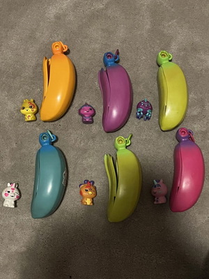 Go Banana figures used, set of six with animals