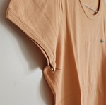 Lacoste basic t-shirt, orange, size M