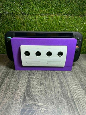 3D Printed Βάση Dock Κονσόλας Nintendo Switch 2 με Αποθήκευση Παιχνιδιών 12 Θέσεων