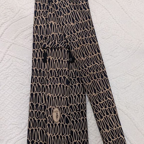 Trussardi tie used, 100% silk dark blue color