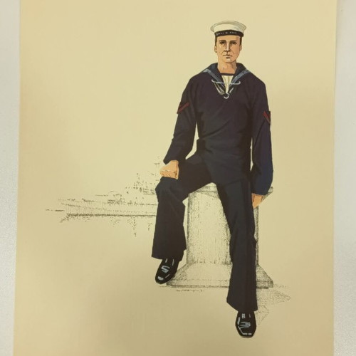 Naval Uniforms Illustrated Edition by General Staff, like new, 12 sheets