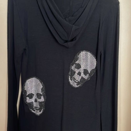 Sugar Free black blouse with back details new