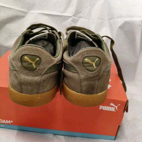 Puma Dallas suede shoes in olive, like new, size 42