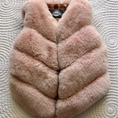 Girls' Vest pink like new for ages 1-4