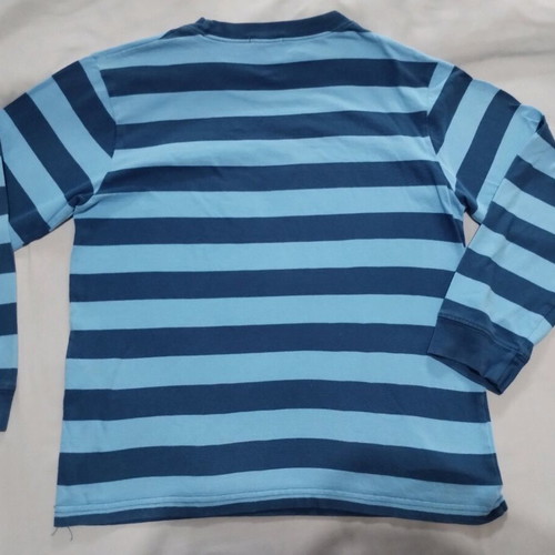 Cotton shirt used, size 12, blue and turquoise