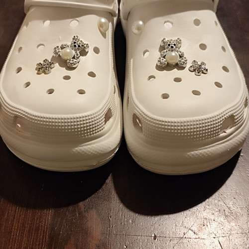 Migato Crocs Size 41 Like New, Fit Size 40, White