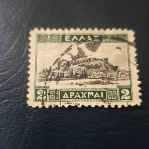 1927 2drx Topia stamp used