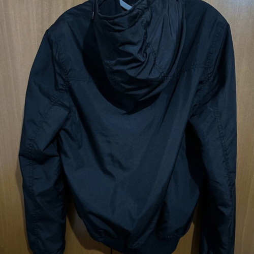 H&M Black Men's Bomber Medium Used