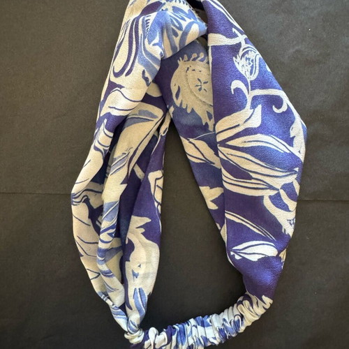 Silk bandana Bet & Malfie new, blue