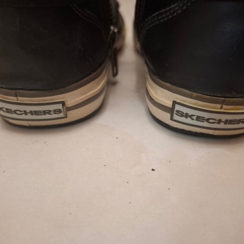 Skechers kids' black sneakers boots, size 30