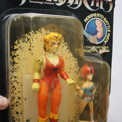 Vintage 1986 Thundercats Cheetara & Wilykit figure LJN new