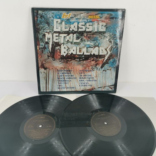Classic Metal Ballads double vinyl record used