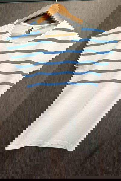 Λευκό με μπλε ρίγες t-shirt Esprit