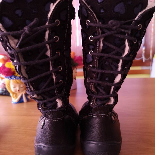Primigi boots size 28 like new, leather and suede, warm lining