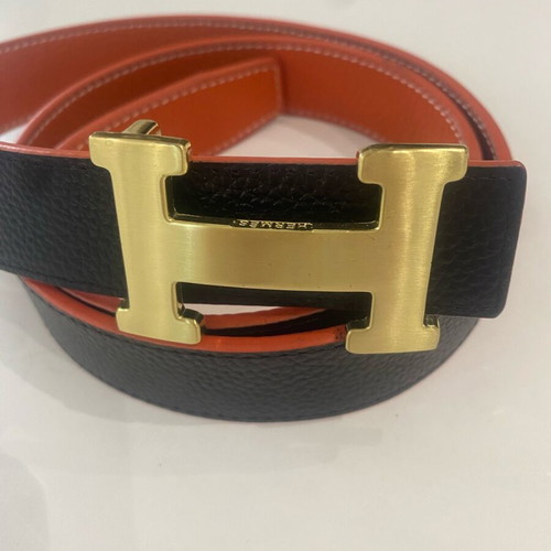 Double-sided belt orange-black like new