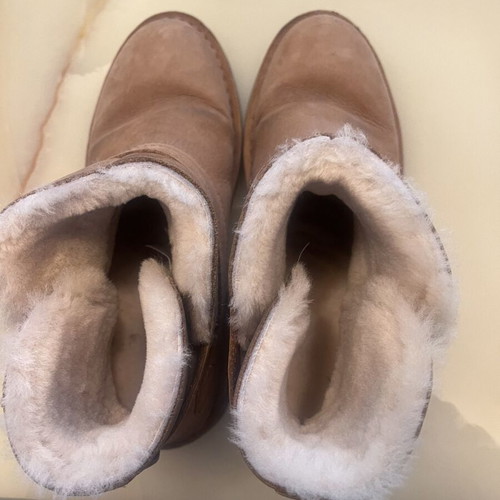 Ugg Australia fur boots used, size 38, brown