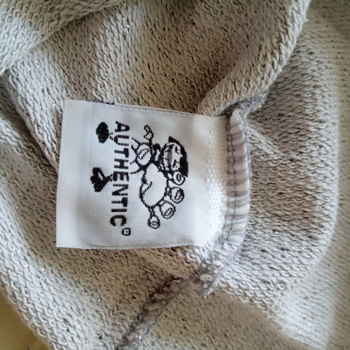 Grey silver top with boat neck, like new, size M