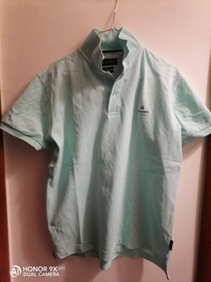 Navy & Green Ανδρική Polo Μπλούζα μέγεθος M σαν καινούργια τιρκουάζ
