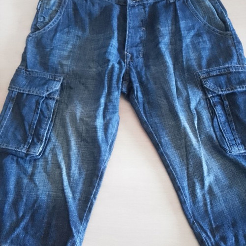 Springfield men's denim shorts size 44 like new, blue