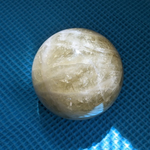 Large Citrine Sphere like new, 1860gr, 11cm diameter