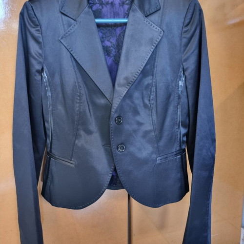 Rossodisera women's jacket like new, black and purple, XXL