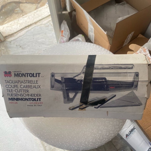 Montolit Minimontolit ART.24 tile cutter used, made in Italy