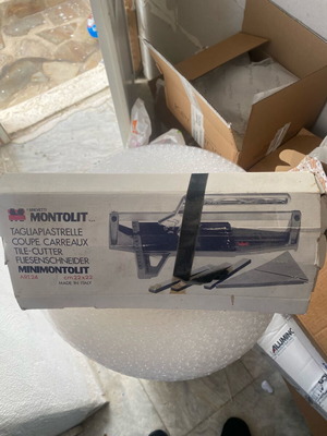 Montolit Minimontolit ART.24 tile cutter used, made in Italy