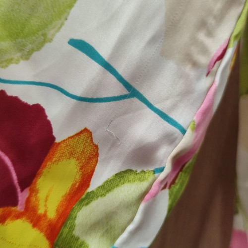 Zara floral shirt S with watercolor print