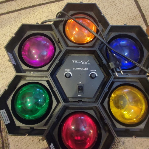 Telco Disco Light AL-98-6A sound activated like new