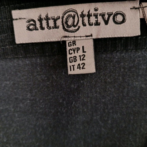 Attrattivo Corduroy Dress Size M-L Like New Black