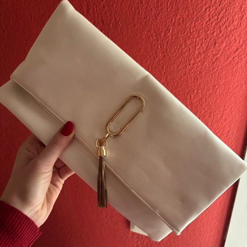 Handbag like new, white