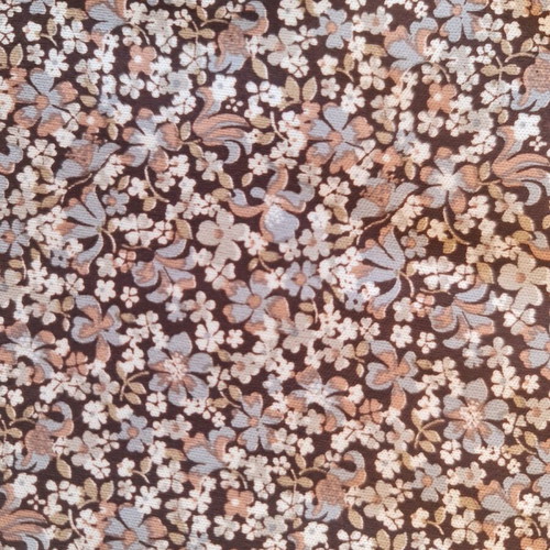 Shiny printed fabric for dress