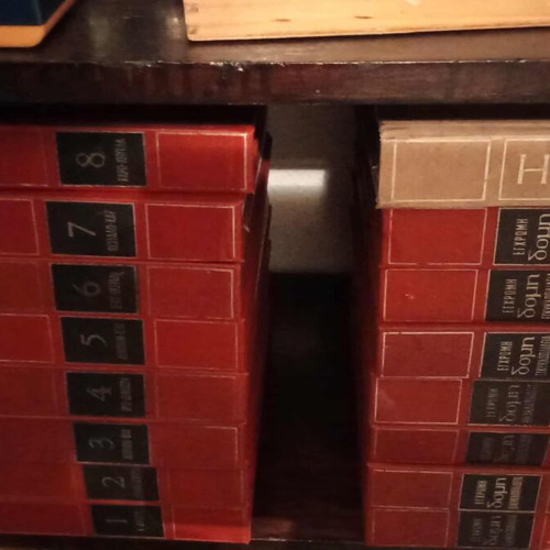 Domi Encyclopedia used, complete set of 15 volumes and atlas