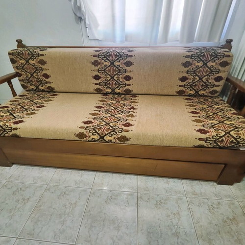 Cabinet sofa like new with drawer and double bed