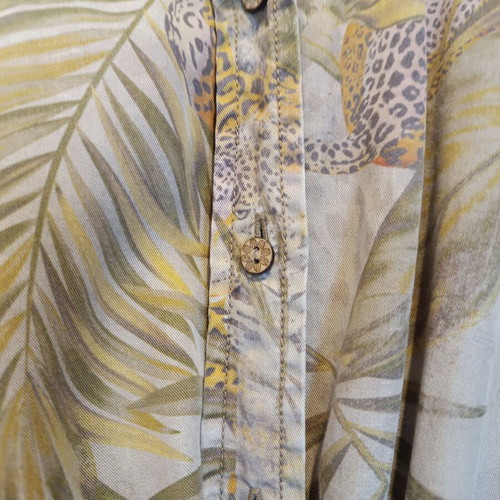 Desigual dress size S like new, green multicolor, knee length