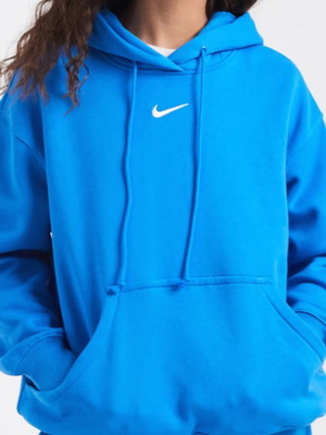 Nike Phoenix Fleece Oversized Hoodie blue XXS like new
