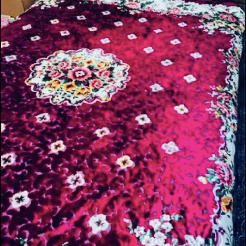Velvet vintage quilt unused like new