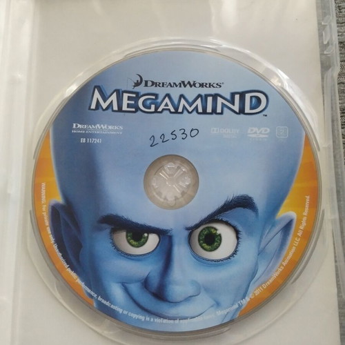 Megamind DVD, dubbed with Greek subtitles, DreamWorks comedy animation