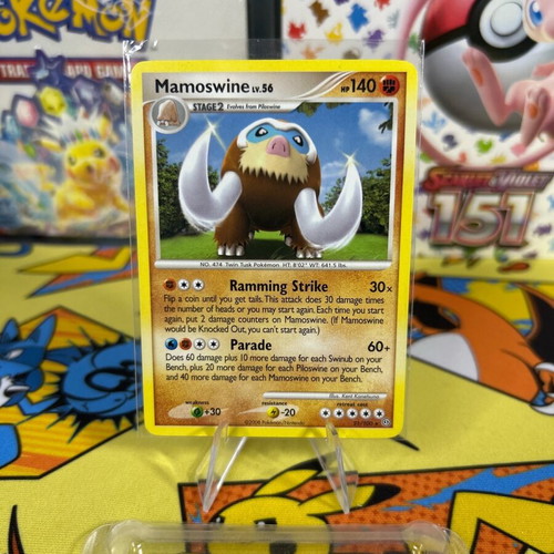 pokemon mamoswine card Mamoswine GL (27/111) [Platinum: Rising Rivals] Near Mint