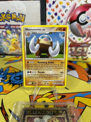 Pokemon card Mamoswine rare Stormfront like new