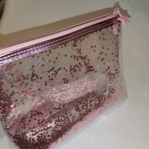 Cosmetic bag new pink